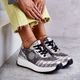 Buty sportowe damskie na platformie do kostki GOE KK2N4083 38 Srebrne (5903163977033) - obraz 1