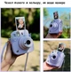 Чохол для фотоапарата Fujifilm Instax Mini 12 Lilac Purple / Фіолетовий / підходить до камери Mini 9/11/12 - изображение 5