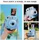 Чохол для фотоапарата Fujifilm Instax Mini 12 Pastel Blue / Блакитний / підходить до камери Mini 9/11/12 - изображение 8