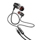 Навушники HOCO M107 Discoverer universal earphones with mic 1.2М 3.5 mm Дротові вкладиші з мікрофоном з кнопоками для регуляції гучності ЧОрний - изображение 1