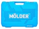 Набор инструментов 151 предмет 1/2-1/4-3/8" Molder MT60151 - изображение 8