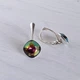 Яскраві сережки Hand Made з різнокольоровими кристалами Swarovski - зображення 4