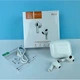 Бездротові навушники з мікрофоном в кейсі DENMEN DL20 Вакуумні Bluetooth V5.0 White - зображення 3