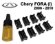Ремкомплект ограничителя дверей Chery Fora (I) 2006-2010 фиксаторы, вкладыши, втулки - изображение 3