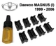 Ремкомплект ограничителя дверей Daewoo Magnus (I) 1999-2006 фиксаторы, вкладыши, втулки - изображение 1