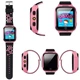 Детские часы телефон Smart baby watch Q529 GPS с камерой, прослушкой, трекером, Розовый - изображение 2