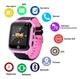 Детские часы телефон Smart baby watch Q529 GPS с камерой, прослушкой, трекером, Розовый - изображение 8