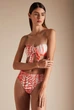 0B04012 Touche Flower Power Бандо Листья Touche 42B Красный (92844) - изображение 4
