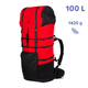 Рюкзак Osh 100L красный-черный L - изображение 1