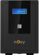 Джерело безперебійного живлення NJOY Cadu 1500 (UPCMTLS610HCAAZ01B), Lin.int., AVR, 4 x Schuko, USB, LCD, пластик - зображення 3