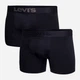 Набір трусів-боксерів чоловічих Levi's 701203923002 M 2 шт Чорний (8720245183819) - зображення 1