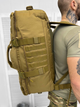 Тактична сумка рюкзак Tactical Bag Coyote 65 л - зображення 6