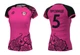 Волейбольна футболка жіноча RIGO FLEX Pink-Black 4XL - зображення 2