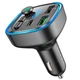 FM-трансмітер модулятор BOROFONE BC48 Broad (QC3.0 2USB/Type-C 18W/3A) car BTV5.0 FM transmitter швидке автомобильне зарядне для телефону з підствіткою Чорний - изображение 3