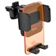 Автотримач для телефону HOCO CA117 Exquisite press type Air outlet car holder Space на дефлектор (затискач) Помаранчевий - зображення 1