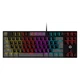 Клавіатура дротова Fantech ATOM MK876 Red "тиха" Switch USB Ігрова геймерська механічна для ПК з RGB підсвічуванням 1.5М Чорний - зображення 1