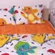 Простынь на резинке Ранфорс Pokemon Оранжевый 80*190&nbsp;высота 25 см - изображение 6