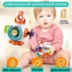Бизикуб развивающая игрушка мелкую моторику рук, интерактивная сенсорная игрушка дорожная головоломка18 М+ пластик - изображение 5