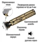 Машинка для стрижки волосся та бороди з насадками акумуляторна від USB окантувальна машинка VGR V-085 Voyager - зображення 3