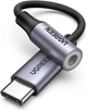 Переходник аудиоадаптер Ugreen кабель USB Type-C - 3.5 mm DAC chip для наушников Grey (YM1031) - изображение 1