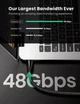 Кабель HDMI Ugreen HDMI to HDMI 8K Ultra HD 2.1 сверхскоростной 5 м Black (YM1475) - изображение 3