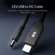 Кабель питания UnnLink USB 2.0 to DC 5.5x2.1 mm 12V 1A для Wi-Fi роутера 1M Black (YM1385) - изображение 4