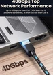 Интернет кабель Ugreen Ethernet RJ45 Cat 8 сетевой шнур 10 м Black (YM1356) - изображение 2