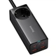 Сетевое зарядное устройство Baseus GaN3 Pro Desktop Fast Charger AC+2U+2C 100W + кабель Black (YM1845) - изображение 3