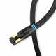 Интернет кабель Vention Flat Cat8 Ethernet сетевой шнур патч-корд 40 Гбит/с 0.5 м Black (YM1637) - изображение 4