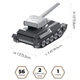 Конструктор Metal Time коллекционная модель AMX-13/75 (MT068) - изображение 2