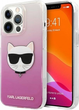 Панель CG Mobile Karl Lagerfeld Choupette Head для Apple iPhone 13/13 Pro Pink (3666339027995) - зображення 1