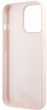 Панель CG Mobile Karl Lagerfeld Silicone Karl Head для Apple iPhone 13/13 Pro Light Pink (3666339027759) - зображення 3