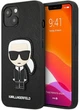 Панель CG Mobile Karl Lagerfeld Saffiano Ikonik Karl Patch для Apple iPhone 13 mini Black (3666339028176) - зображення 1