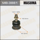 Шаровые опоры MASUMA MB3881 4331009017, 4331009015, 433100K010 - изображение 1