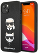 Панель CG Mobile Karl Lagerfeld Saffiano Karl&Choupette для Apple iPhone 13 mini Black (3666339028657) - зображення 1