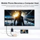 Переходник Type-C на HDMI USB 3.0, адаптер для MacBook Apple Samsung Asus HP Type-С USB-хаб 4K (TypeC-HUB-3in1-SL) Dark Grey - изображение 6