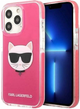 Etui CG Mobile Karl Lagerfeld Choupette Head do Apple iPhone 13 Pro Max Fuksja (3666339048556) - obraz 1