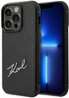 Etui CG Mobile Karl Lagerfeld Signature Logo Cardslot do Apple iPhone 14 Pro Czarny (3666339094294) - obraz 1