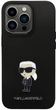 Etui CG Mobile Karl Lagerfeld Silicone Iconic Metal Pin do Apple iPhone 14 Pro Czarny (3666339165970) - obraz 2