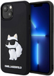 Панель CG Mobile Karl Lagerfeld Rubber Choupette 3D для Apple iPhone 14 Plus Black (3666339122676) - зображення 1