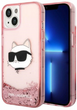 Etui CG Mobile Karl Lagerfeld Glitter Choupette Head do Apple iPhone 14 Plus Rozowy (3666339086978) - obraz 3