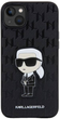 Панель CG Mobile Karl Lagerfeld Saffiano Monogram Ikonik для Apple iPhone 14 Plus Black (3666339122553) - зображення 3