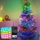 Світлодіодна вулична LED гірлянда Smart Bluetooth APP USB RGB Color 10M / 100LEDs - зображення 3