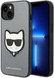 Панель CG Mobile Karl Lagerfeld Saffiano Choupette Head Patch для Apple iPhone 14 Plus Silver (3666339077006) - зображення 1