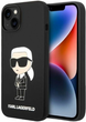 Панель CG Mobile Karl Lagerfeld Silicone Ikonik для Apple iPhone 14 Plus Black (3666339086572) - зображення 1