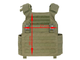 Броніжелет Buckle Up Assault Plate Carrier Cummerbund - Coyote [8FIELDS] (для страйкболу) - зображення 5