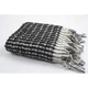 Рушник Barine - Curly Bath Towel ecru-black кремово-чорний 45*95 - зображення 1