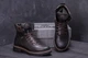 Чоловічі зимові шкіряні черевики ZG Black Military Style 42 28 см Чорні - зображення 7