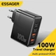 Мережевий зарядний пристрій Essager GAN 100W (2 Type-C + 2 USB) - зображення 1