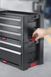 Модульна система зберігання інструменту на колесах Keter Drawers на 5 ящиків 237007 - изображение 4